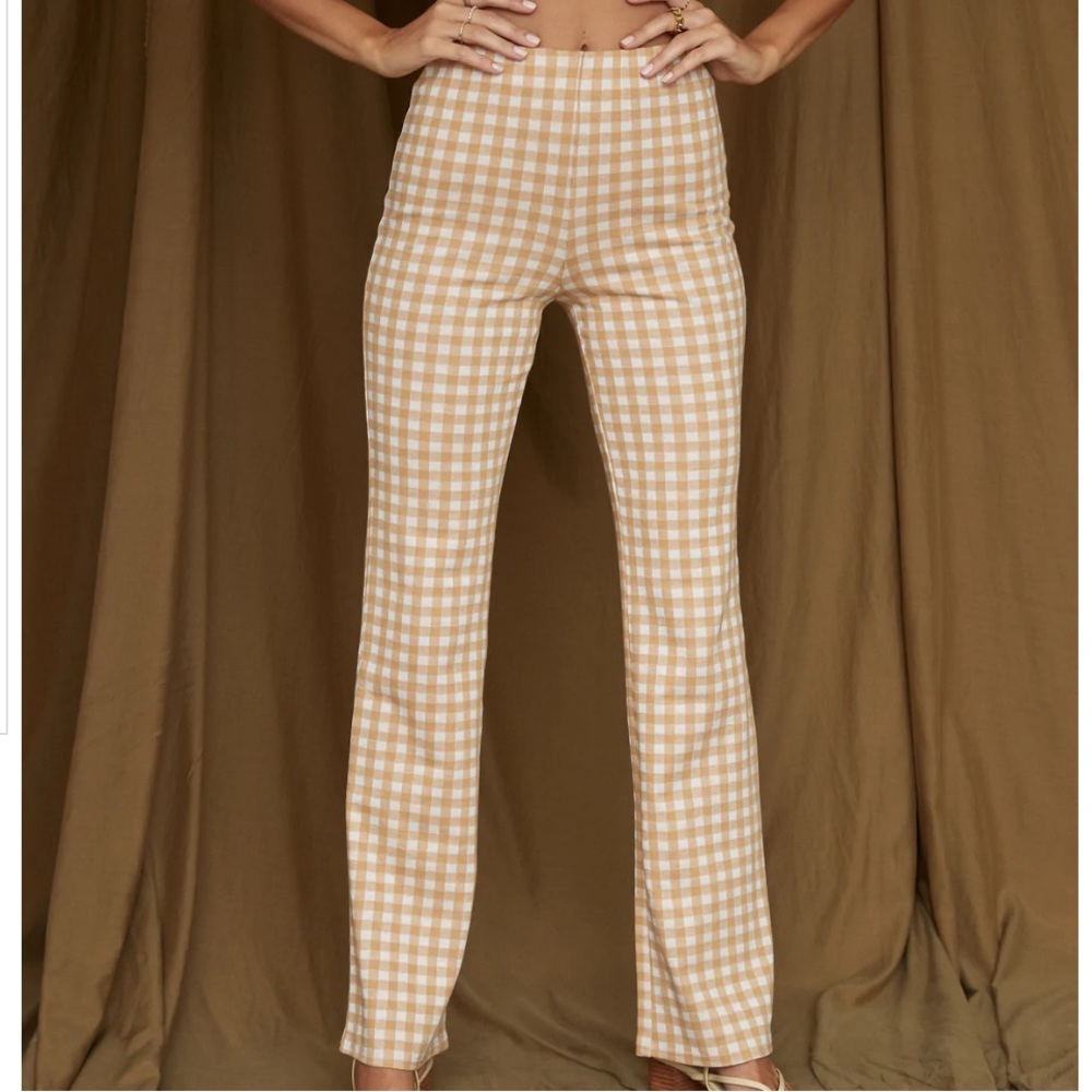Yellow Checkered Trousers